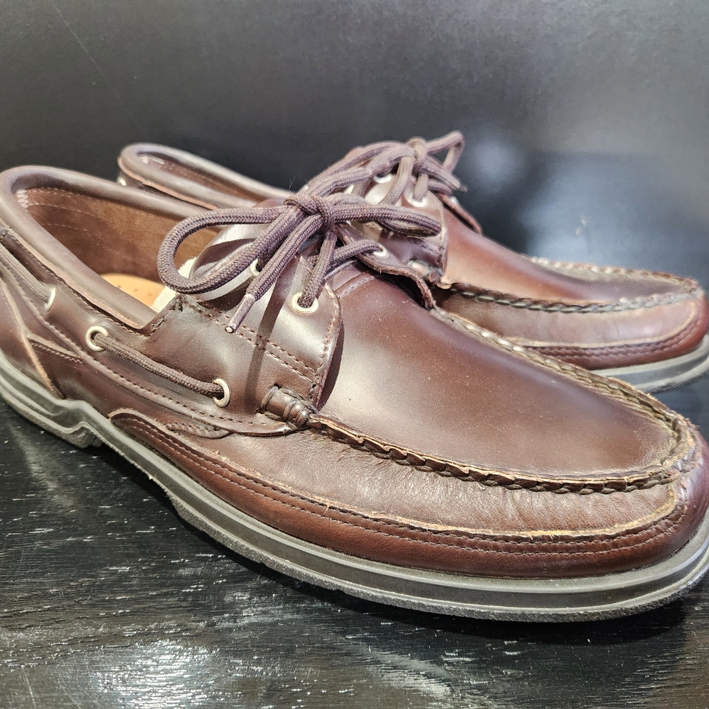 Sebago Docksides Brown Leather Boat Shoes